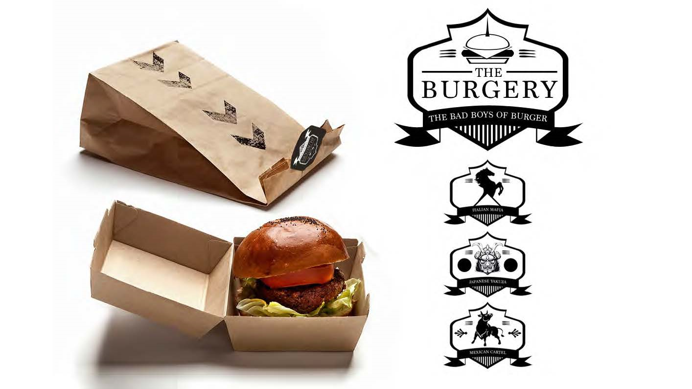 The Burgery Logo Designs